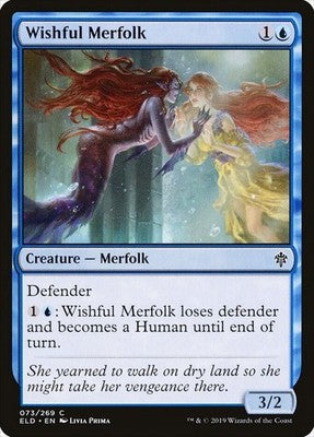 Wishful Merfolk ELD 73 NM Magic: The Gathering