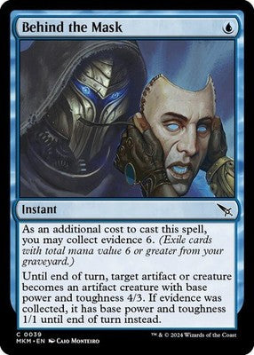 Behind the Mask MKM 39 NM Magic: The Gathering