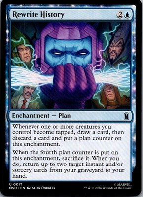 Rewrite History 71 Uncommon Marvel Super Heroes Magic: The Gathering Near Mint