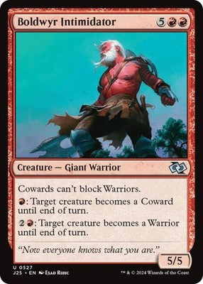 Boldwyr Intimidator J25 527 NM Magic: The Gathering
