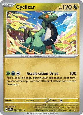 Cyclizar 070/091 SV: Paldean Fates Holofoil Pokémon TCG