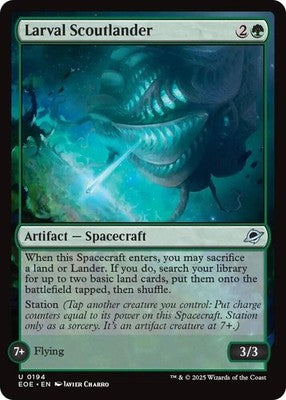 Larval Scoutlander EOE 194 Foil NM Magic: The Gathering