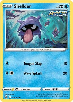 Shellder 050/264 SWSH08: Fusion Strike Pokémon TCG