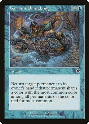 Barrin's Unmaking INV 46 LP Magic: The Gathering