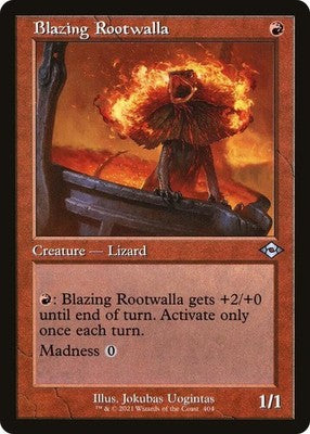 Blazing Rootwalla MH2 404 NM Magic: The Gathering
