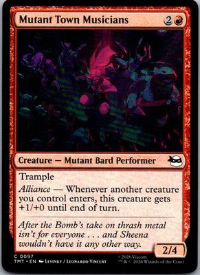 Mutant Town Musicians 0097 Teenage Mutant Ninja Turtles Magic: The Gathering NM