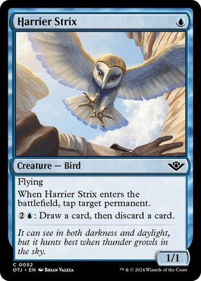 Harrier Strix OTJ 52 Foil NM Magic: The Gathering