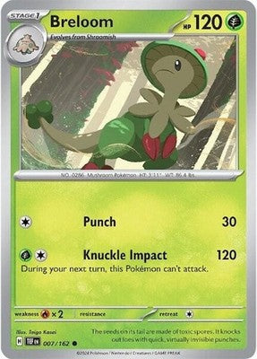 Breloom 007/162 SV05: Temporal Forces Pokémon TCG