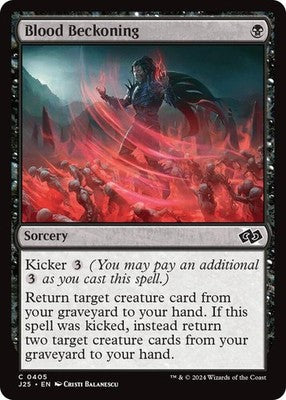 Blood Beckoning J25 405 NM Magic: The Gathering