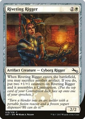Riveting Rigger UST 19 NM Magic: The Gathering