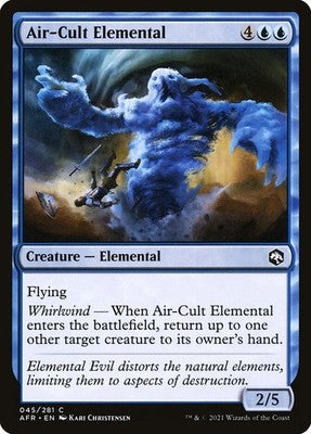 Air-Cult Elemental AFR 45 NM Magic: The Gathering
