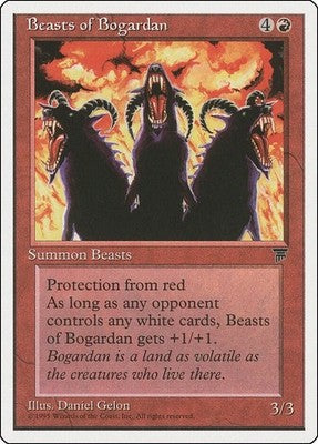 Beasts of Bogardan CHR 45 LP Magic: The Gathering