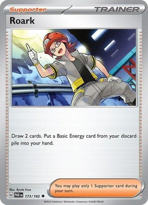 Roark 173/182 SV04: Paradox Rift Reverse Holofoil Pokémon TCG