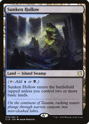 Sunken Hollow C19 278 NM Magic: The Gathering