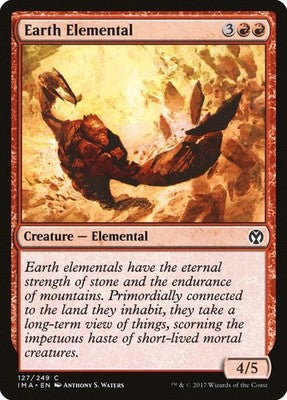 Earth Elemental IMA 127 NM Magic: The Gathering