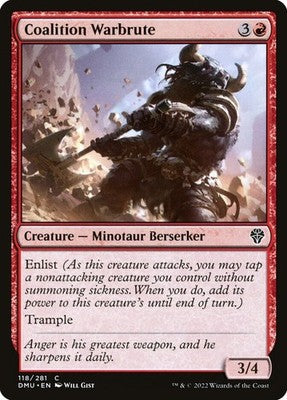 Coalition Warbrute DMU 118 NM Magic: The Gathering