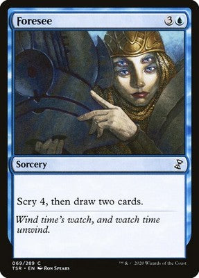 Foresee TSR 69 NM Magic: The Gathering