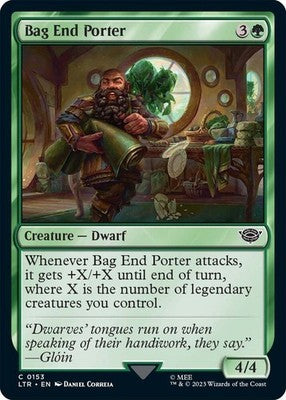 Bag End Porter LTR 153 NM Magic: The Gathering