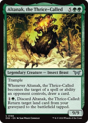 Altanak, the Thrice-Called DSK 166 NM Magic: The Gathering