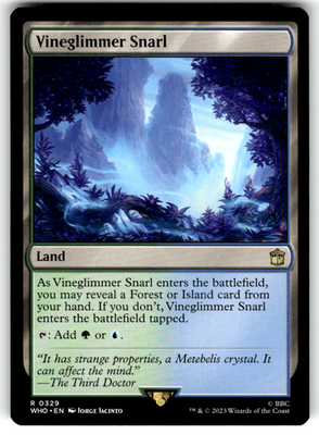 Vineglimmer Snarl Universes Beyond: Doctor Who 329 R Magic: The Gathering