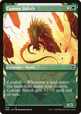 Canopy Baloth ZNR 304 NM Magic: The Gathering