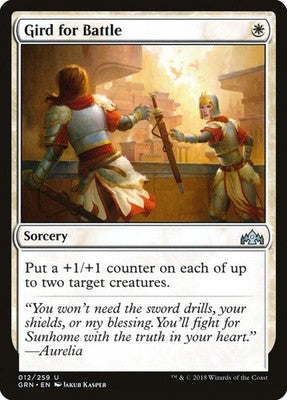 Gird for Battle GRN 12 NM Magic: The Gathering
