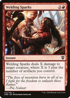 Welding Sparks CMR 210 NM Magic: The Gathering