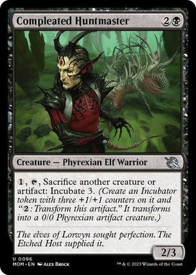 Compleated Huntmaster MOM 96 NM Magic: The Gathering