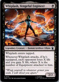 Whiplash, Vengeful Engineer 121 Marvel Super Heroes Magic: The Gathering NM
