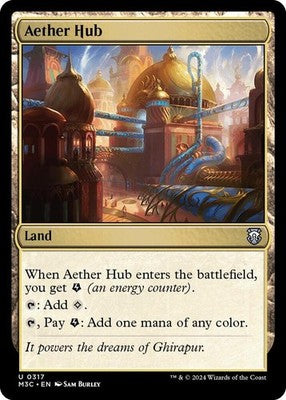 Aether Hub M3C 317 NM Magic: The Gathering