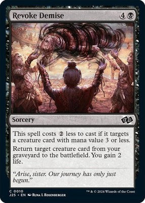 Revoke Demise J25 10 NM Magic: The Gathering