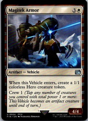 Magitek Armor 24 Uncommon FINAL FANTASY Magic: The Gathering Near Mint