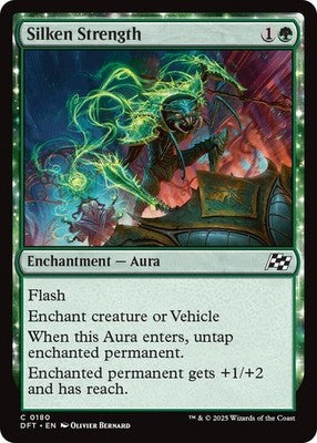 Silken Strength DFT 180 Foil NM Magic: The Gathering