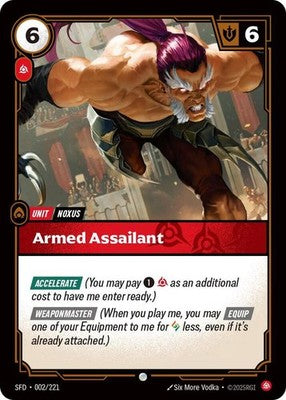 Armed Assailant 002/221 Spiritforged Riftbound: League of Legends