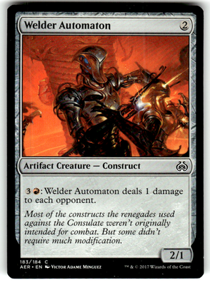 Welder Automaton Aether Revolt 183 C Magic: The Gathering Near Mint