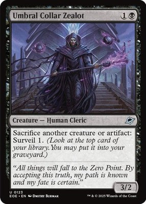 Umbral Collar Zealot EOE 123 NM Magic: The Gathering
