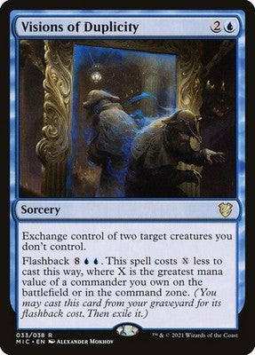 Visions of Duplicity MIC 33 NM Magic: The Gathering