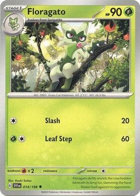 Floragato 014/198 SV01: Scarlet & Violet Base Set Pokémon TCG