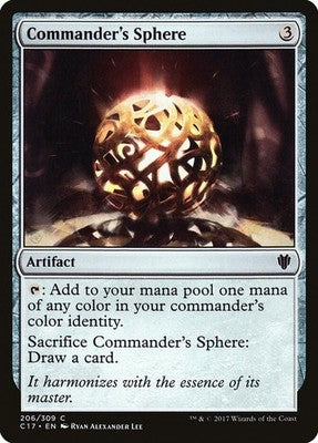 Commander's Sphere C17 206 NM Magic: The Gathering