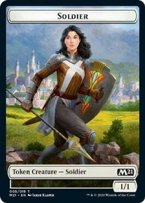 Soldier TM21 5 NM Magic: The Gathering