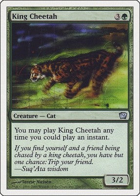 King Cheetah 9ED 250 LP Magic: The Gathering