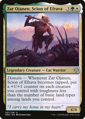 Zar Ojanen, Scion of Efrava DMU 227 NM Magic: The Gathering