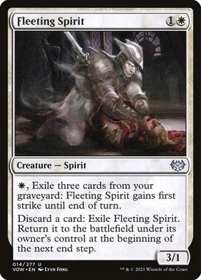 Fleeting Spirit VOW 14 NM Magic: The Gathering