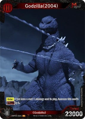 Godzilla (2004) ( ) EBP04-004+ Booster Set 4: Endless Wars Foil Godzilla Card Ga