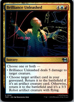 Brilliance Unleashed 0141 Teenage Mutant Ninja Turtles Magic: The Gathering NM