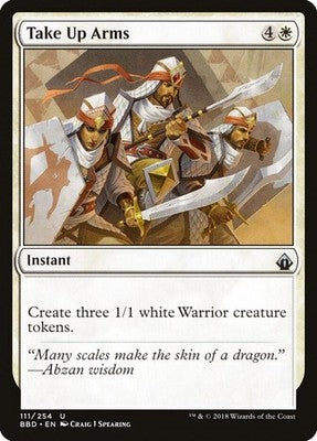 Take Up Arms BBD 111 NM Magic: The Gathering