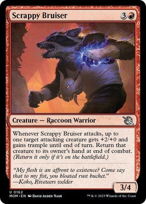 Scrappy Bruiser MOM 162 NM Magic: The Gathering