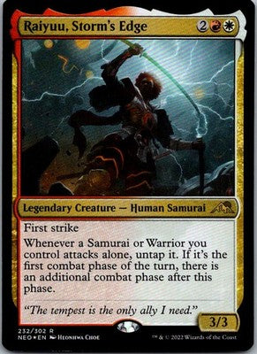 Raiyuu, Storm's Edge 232 Foil Kamigawa: Neon Dynasty Magic: The Gathering NM