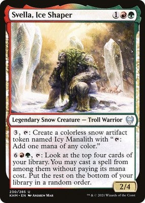 Svella, Ice Shaper KHM 230 LP Magic: The Gathering