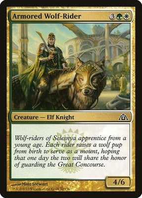Armored Wolf-Rider DGM 52 NM Magic: The Gathering